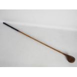An early 20th century hickory shaft golf