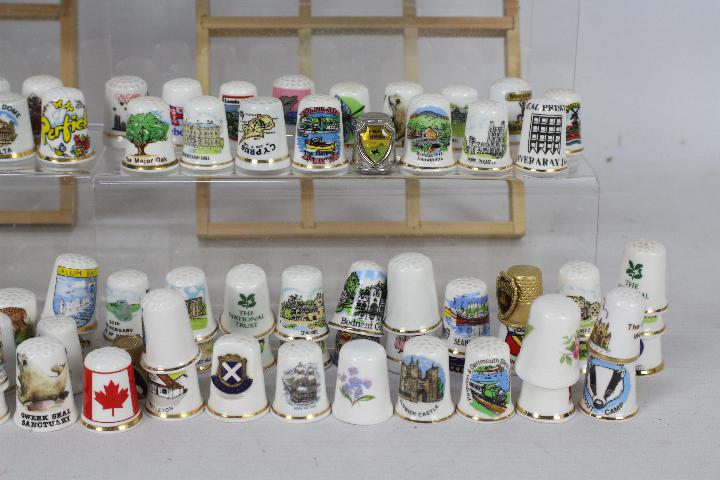 A collection of thimbles to include cera - Image 4 of 6