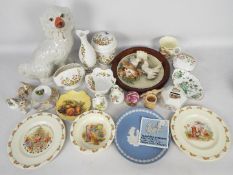 Mixed ceramics to include Aynsley, Royal