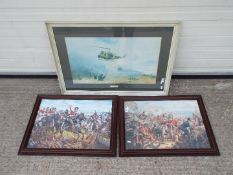 Two framed limited edition prints after