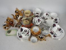 Mixed ceramics to include Royal Albert t