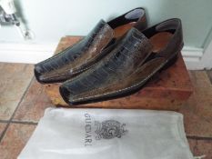 Gucinari - a pair of fashion shoes, two-