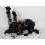 Photography - A collection of cameras and accessories to include Panasonic Lumix, Kodak,