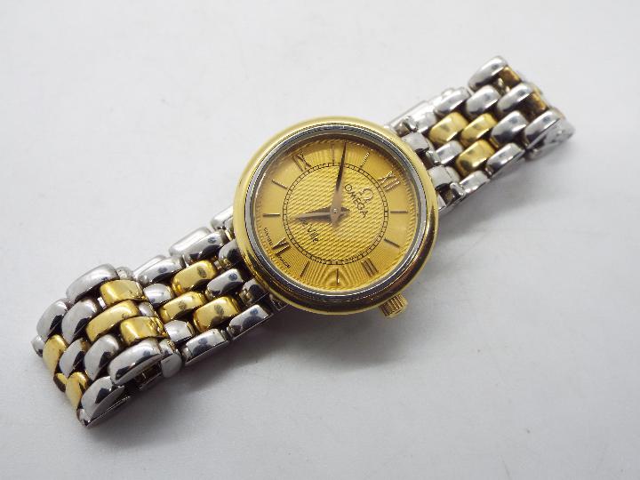 Omega - A lady's Omega De Ville wrist watch, the case back marked 56361296, - Image 4 of 8