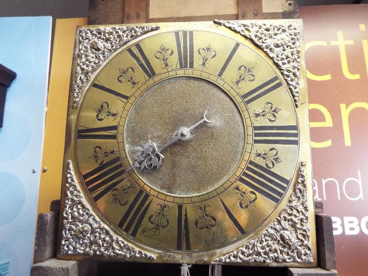 A good early 18th century oak cased longcase clock, - Image 7 of 9