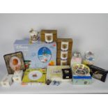 A collection of predominantly boxed items to include ceramics,