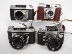 Photography - Cameras to include an Iloca Quick B and three Ihagee comprising an Exa and two Exa 1a.