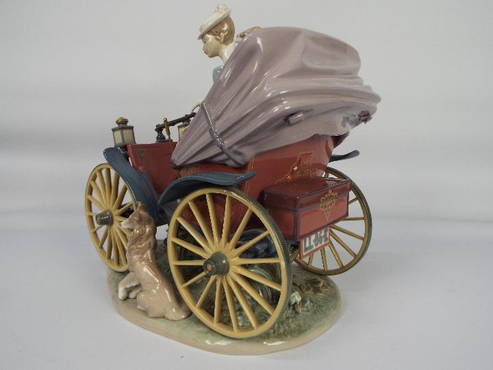 Lladro - A very large, limited edition porcelain group depicting a couple in an early motor vehicle, - Image 24 of 25