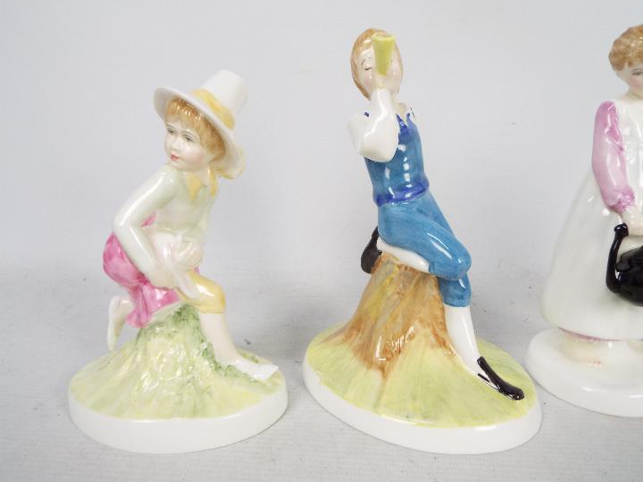 Four Royal Doulton Nursery Rhymes Collection figures comprising Little Boy Blue, Little Bo-Peep, - Image 3 of 7
