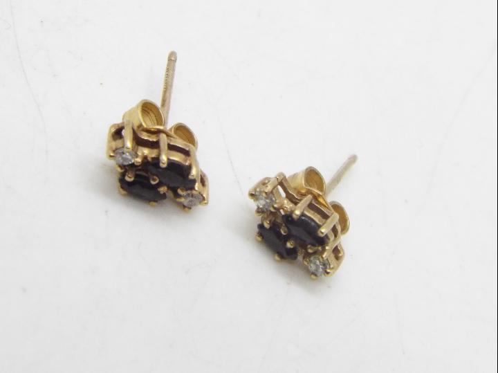 A 9ct yellow gold, stone set, - Image 4 of 4