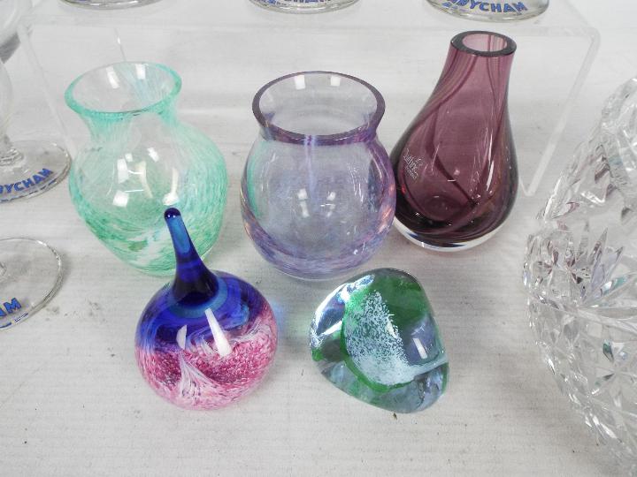 A collection of glassware to include Caithness vases and paperweights, - Image 2 of 4