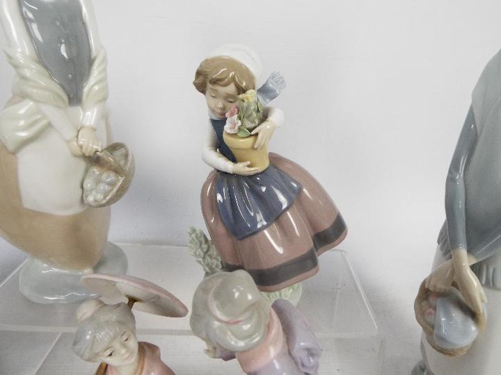 A collection of Lladro and similar figures to include Glorious Spring, # 5284, - Image 4 of 7