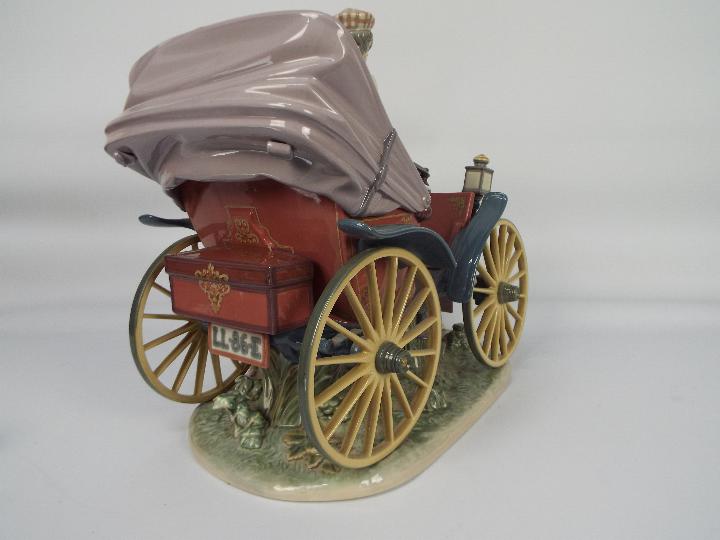 Lladro - A very large, limited edition porcelain group depicting a couple in an early motor vehicle, - Image 25 of 25