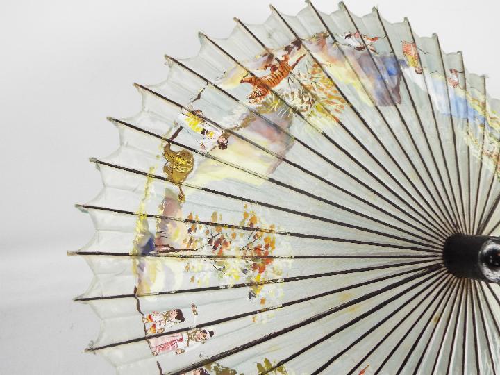 A good quality hand painted parasol, - Image 7 of 9