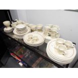 A large quantity of Royal Doulton Thistledown pattern table wares, approximately 107 pieces.