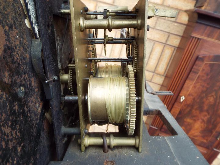 An early 19th century 8-day mahogany cased longcase clock, the case with ¾ length door, - Image 8 of 8