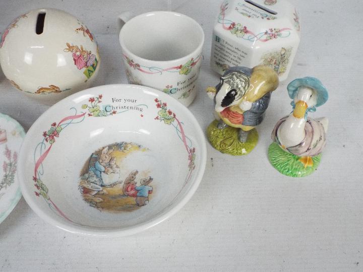 Five Royal Albert / Beswick Peter Rabbit figures and a quantity of other ceramics comprising - Image 5 of 10