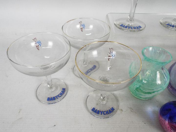 A collection of glassware to include Caithness vases and paperweights, - Image 3 of 4