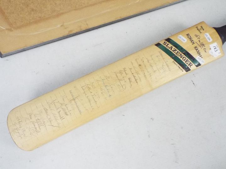 Cricket Interest - A Slazenger cricket bat bearing signatures of cricketers comprising West Indies - Image 9 of 14