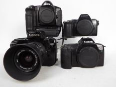 Photography - Canon cameras to include an EOS 1N, EOS 5 with Sigma Zoom 28 - 80mm 1:3,5 - 5.