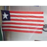 Liberia Flag - an original vintage Liberia flag,