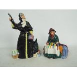 Two Royal Doulton figures comprising Silks and Ribbons # HN2017 and Christmas Parcels # HN2851,