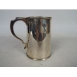 A George VI silver tankard, Birmingham assay 1943, sponsors mark for Thomas Ducrow & Sons,