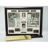Cricket Interest - A Slazenger cricket bat bearing signatures of cricketers comprising West Indies