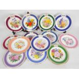A collection of Royal Horticultural Society Chelsea Flower Show Year Plates, 1981 to 1993.