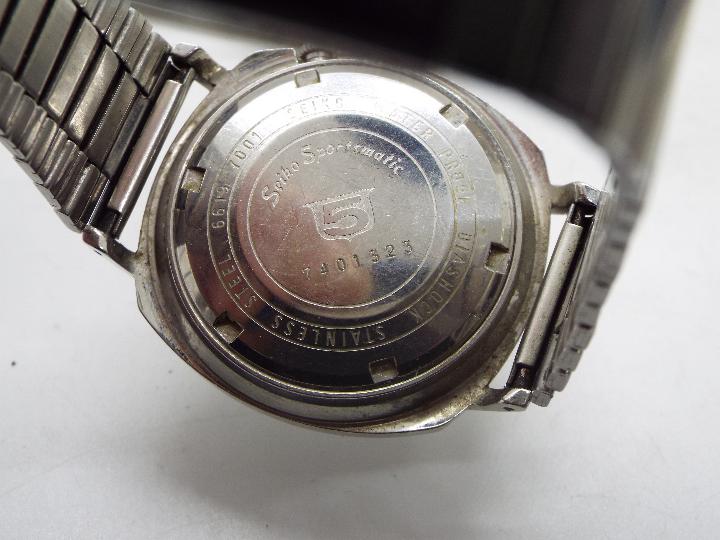 A gentleman's vintage Seiko Sportsmatic Weekdater, 6619-7001, - Image 4 of 4