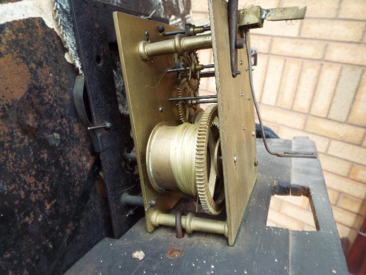 An early 19th century 8-day mahogany cased longcase clock, the case with ¾ length door, - Image 6 of 8