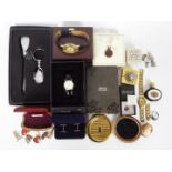 Lot comprising costume jewellery to include a vintage white metal mounted cameo brooch, stamped 800,