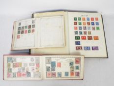 Philately - Three stamp albums containing UK and foreign stamps.