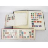 Philately - Three stamp albums containing UK and foreign stamps.