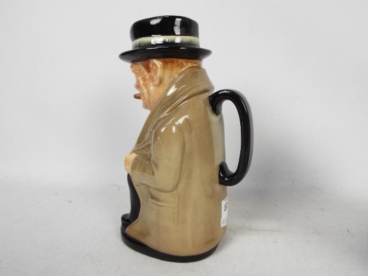 Royal Doulton - A 1992 Winston Churchill character jug of the year with certificate and two Royal - Image 9 of 10