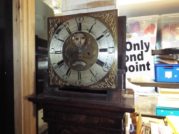 A mid-19th century longcase clock, the 13-inch square brass dial signed Standring, - Image 10 of 18