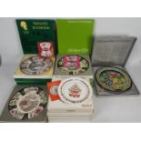 A collection of boxed Christmas Plates comprising Spode,