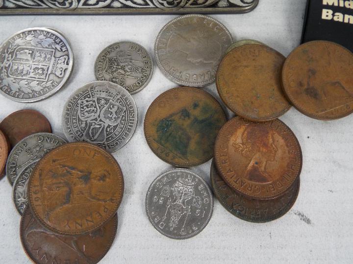 A collection of coins, Victorian and later, predominantly UK, some with silver content. - Image 4 of 5