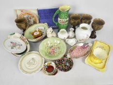 A mixed lot to include Royal Doulton, Ma