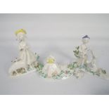 Raymond Paynet for Rosenthal, three porcelain figural groups from the 7010 series The Lovers,