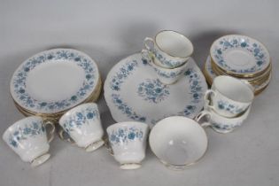 A collection of Colclough tea wares deco