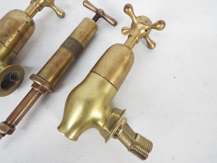 A vintage Enots brass Autoram grease gun - Bild 2 aus 6