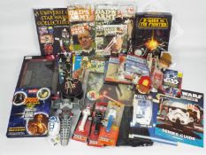 A collection of predominantly Star Wars related items to include phone and ipad cases,