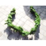 Home Decor - Four 9 ft green garlands, o