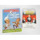 Two signed football related books compri