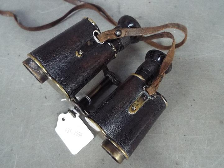 A pair of early 20th century Carl Zeiss, Jena, Feldstecher 8 Fach Binoculars. - Image 2 of 5