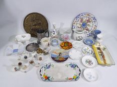 A collection of mixed ceramics to include Wedgwood Jasperware, Poole Pottery,
