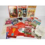 Football programmes, books and ephemera.