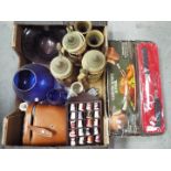 Lot to include glassware, ceramics, case