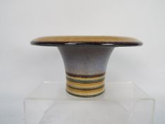 A Denby Cascade Mushroom vase by Gill Pemberton, approximately 13 cm (h).
